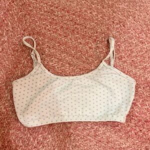 brandy melville  Bralette with Blue Hearts